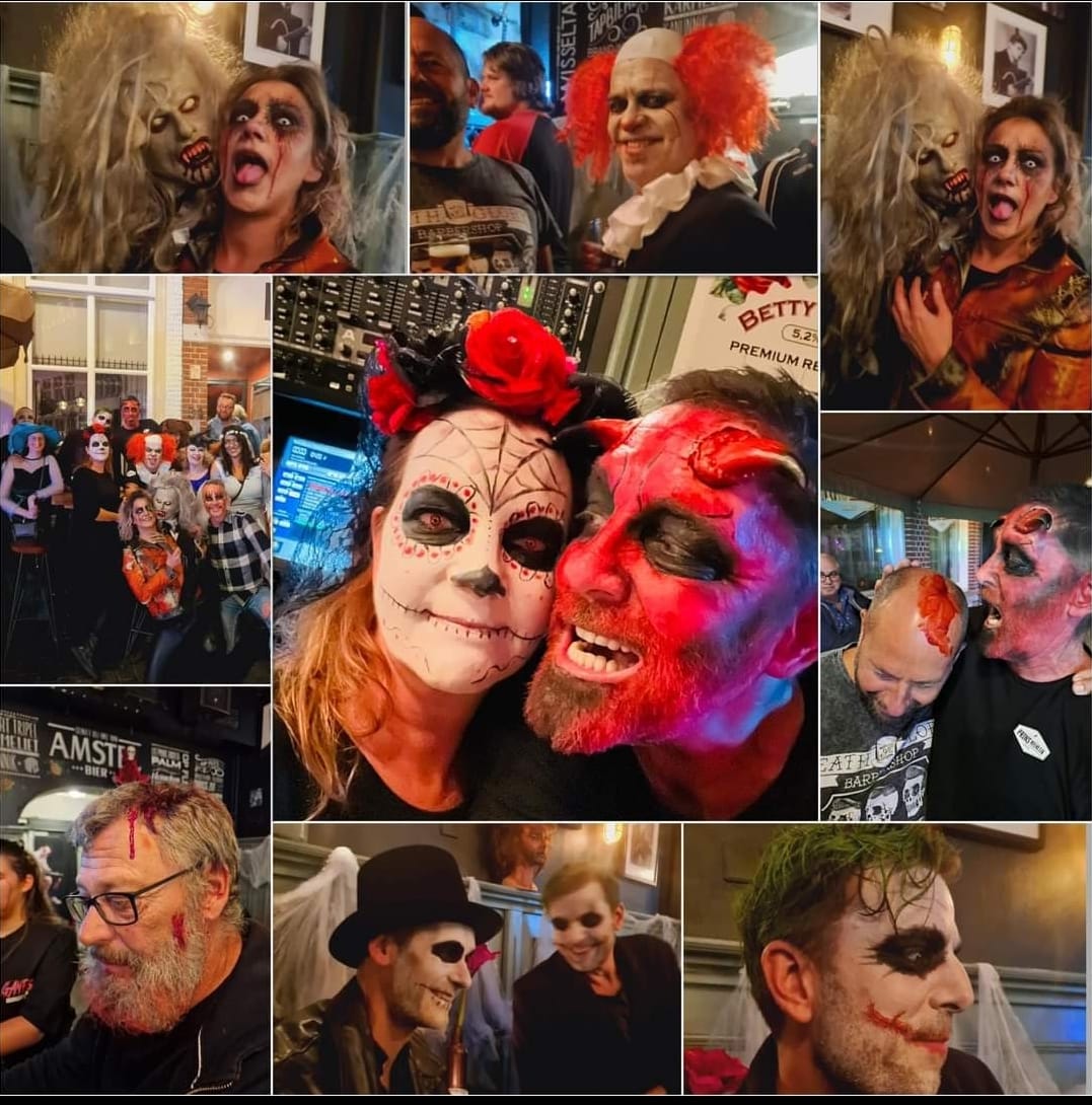 halloween collage